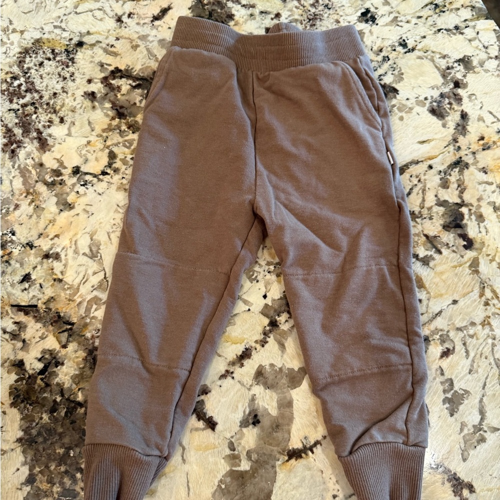 Little Sleepies Brown Kids Joggers